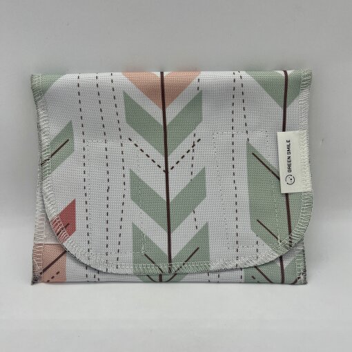 Svačinová kapsa houska Růžové etno